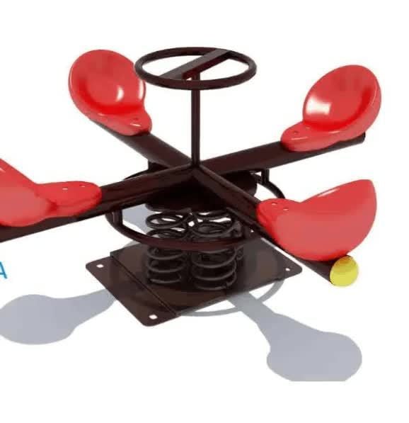 KSS 15 Red And Black Chair Spin Playground Equipment in Delhi at