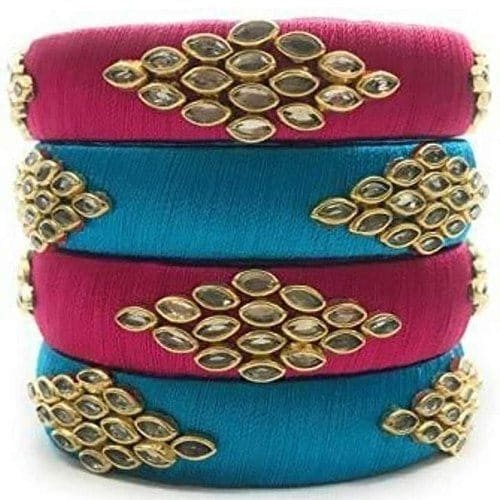 Kundan thread bangles in Ludhiana at ₹ 150 Unit by Jyoti