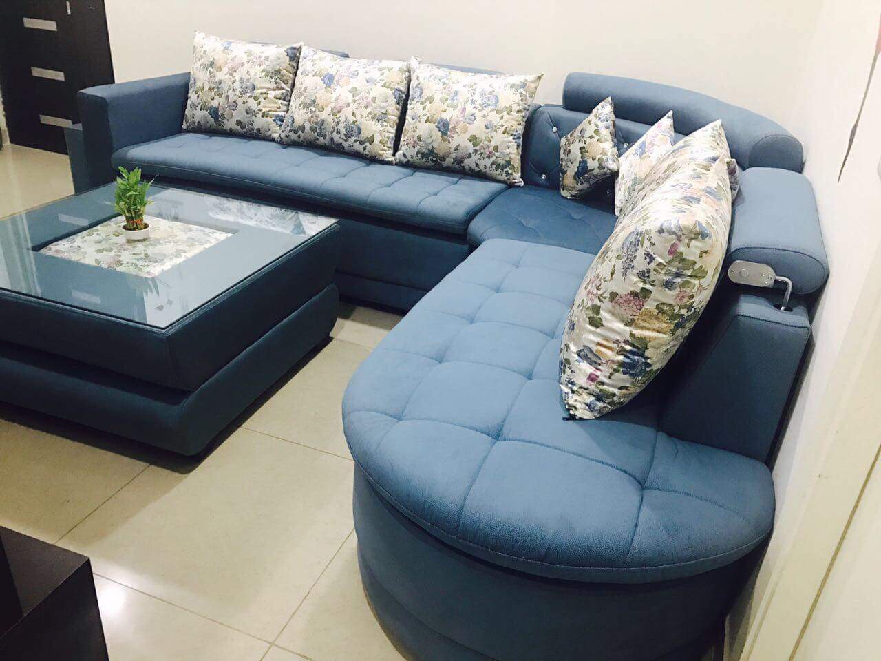 L Shape Sofa Set in Gandhinagar-Gujarat at ₹ 50,000 Set(s) (MOQ