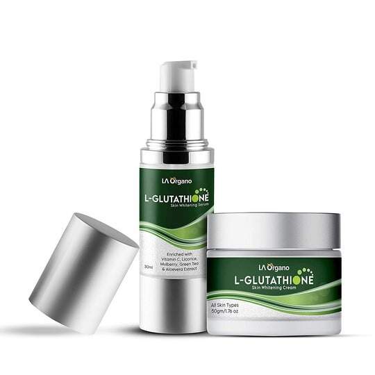 La Organo Glutathione Cream, 50g & Glutathione Serum, 30ml (Pack Of 2) in  Mumbai at  999 / Cmb by Laorgano (Brand Site) - Justdial