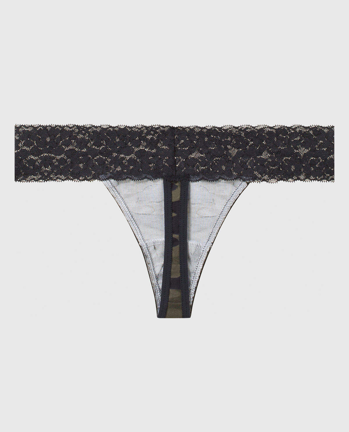 La Senza thong Panty (Black White Acid Wash, S) in Kanpur at