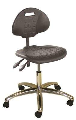 Low stool with discount backrest