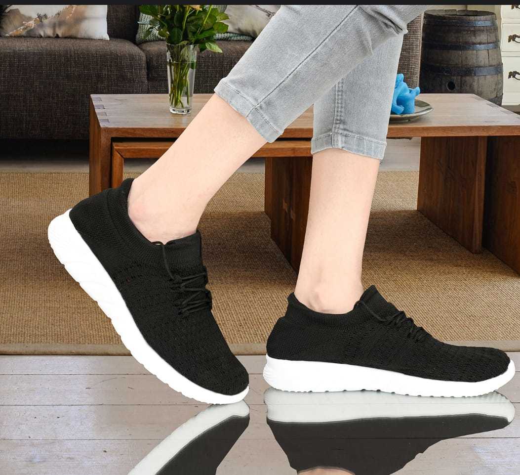 Ladies Black Socks Shoes, Size: 6-10 in Agra at ₹ 550 Pr by