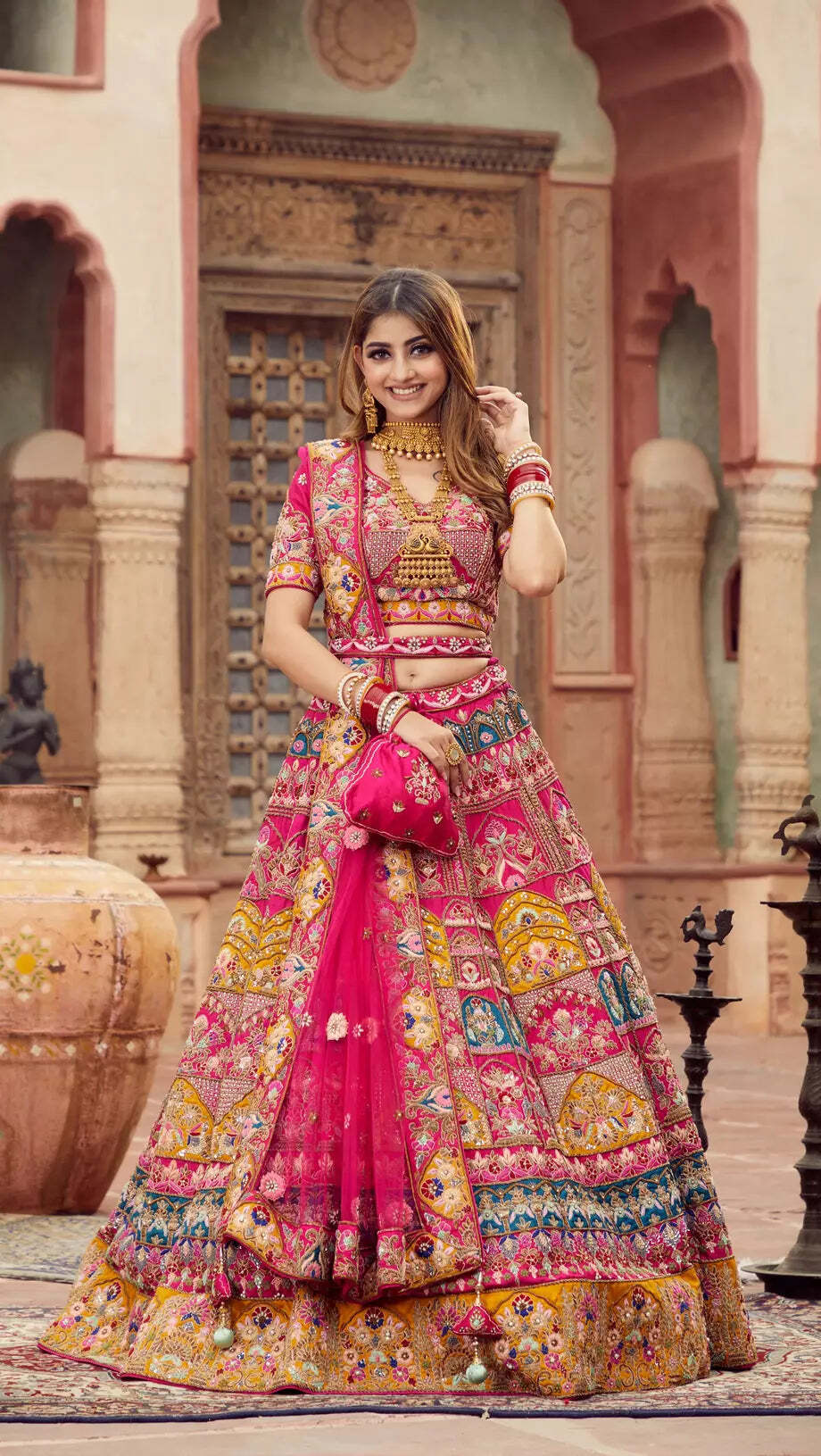 Ladies Designer Lehenga in Surat at ₹ 710 ₹ 1,698 Unit by