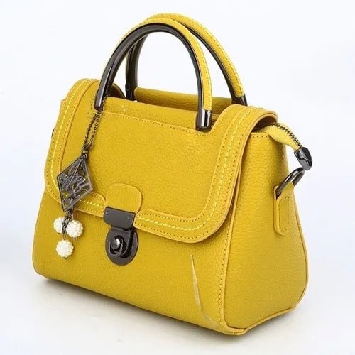 Ladies Designer Yellow Handbags in Delhi at ₹ 325 Pieces (MOQ