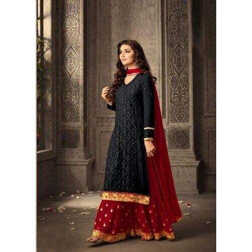 Ladies Fashion Palazzo Suit in Delhi at best price by Abdul Razik Fashion -  Justdial