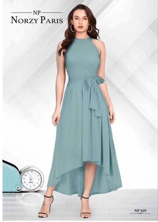 Ladies Plain Gown Dress for Simple Elegance in Bangalore at best price by  Zepsy Lifestyle - Justdial