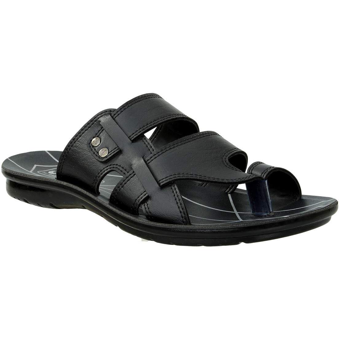 Shoes Lakhani Chappal Wholesale Price Lakhani Coolak Pu 8097 Black