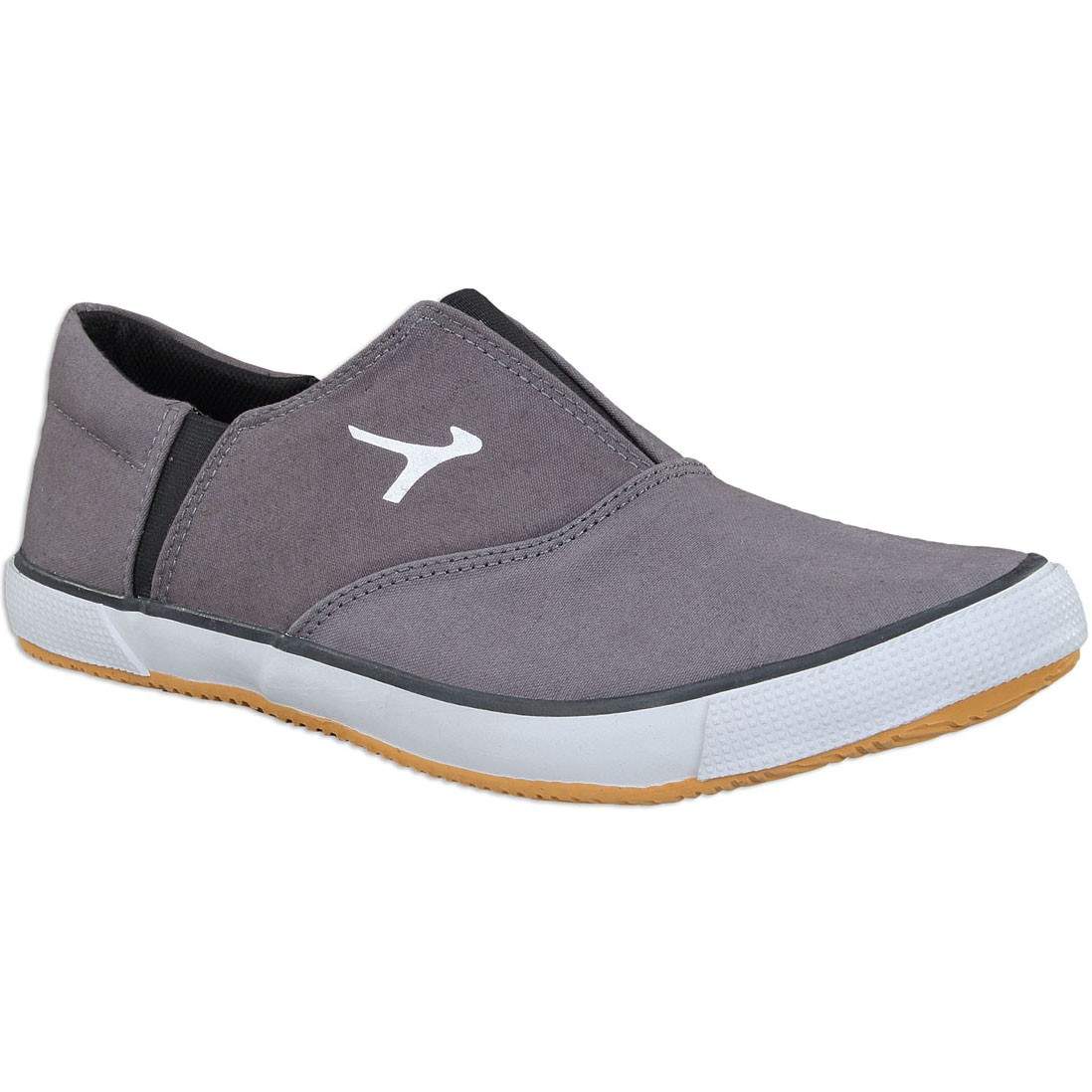 Lakhani Touch Canvas 610 Grey Black Size Men Shoes in Indore at