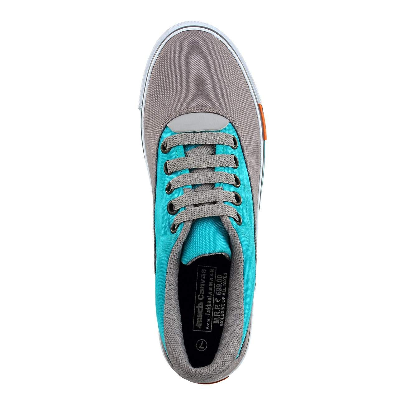 Lakhani Touch Canvas (M) 322 Grey,Mint,Sea Green Size 6X10 Men