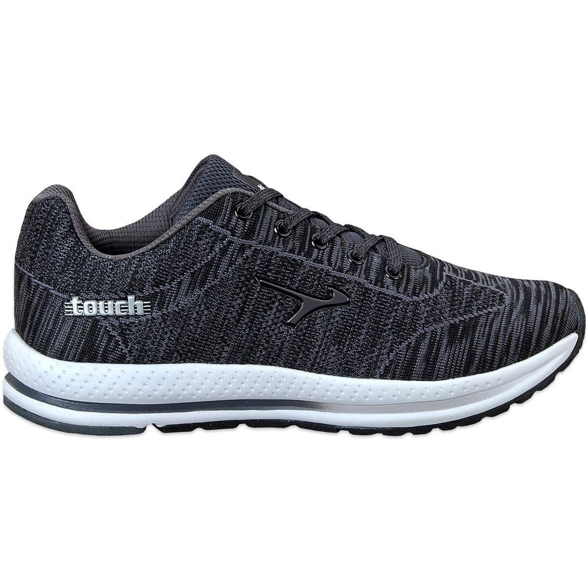 Lakhani Touch F-009 B1 Mens Running Shoes (Black Graphite, Size:
