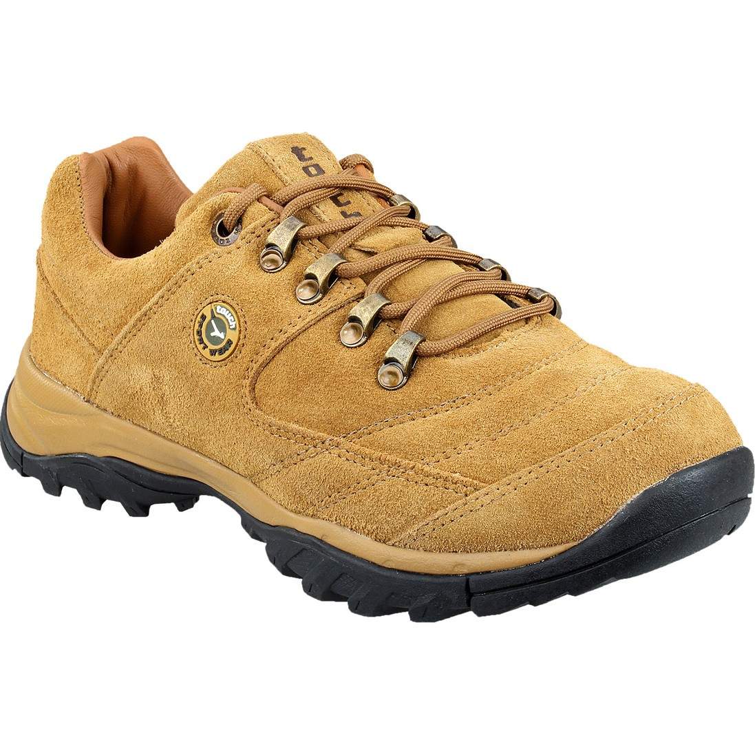 Lakhani Touch 153 Outdoor Men's Casual Shoes (Camal, Size: 6) in