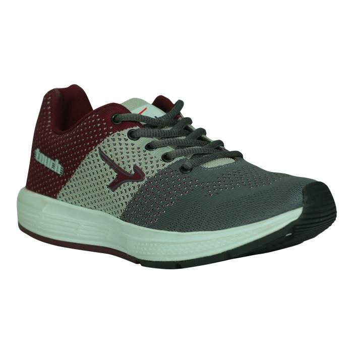 Lakhani Touch 776 Men's Sports Shoes (Dark Grey Maroon, Size: