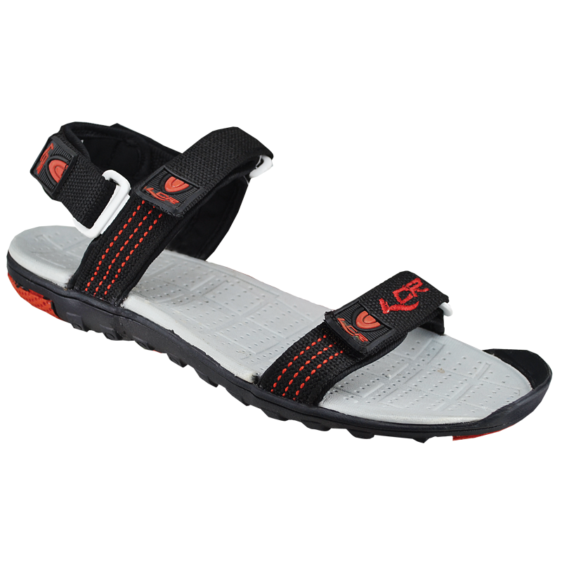 Lancer EARTH-1 Sandal (Black, Red) in Bhopal at ₹ 1,163