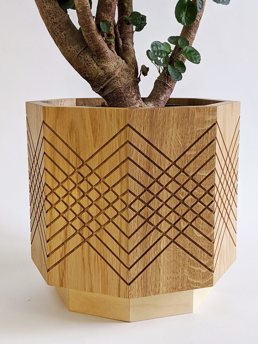 Large Wooden Flower Pot in Bangalore at best price by Teak Assets