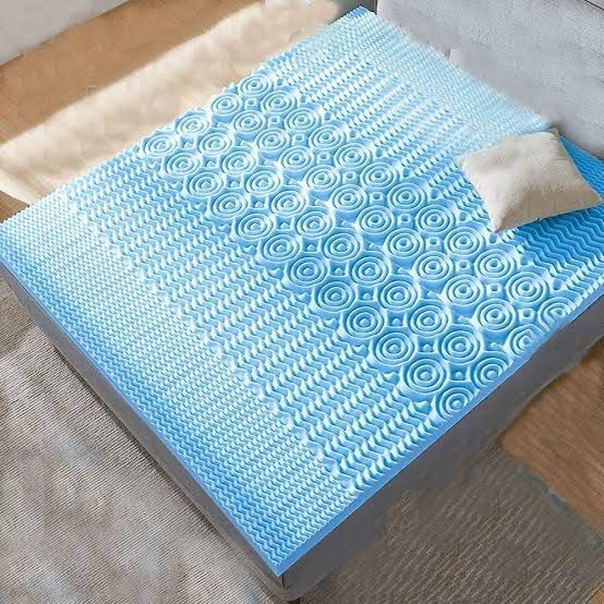 Latex Cool Gel Technology Knitted Fabric 340gsm With 24mm Super