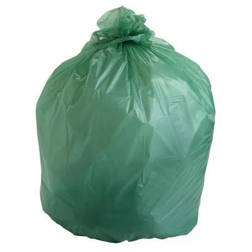 50 Micron LDPE Red Plastic Garbage Bag 20 kg Capacity Solid