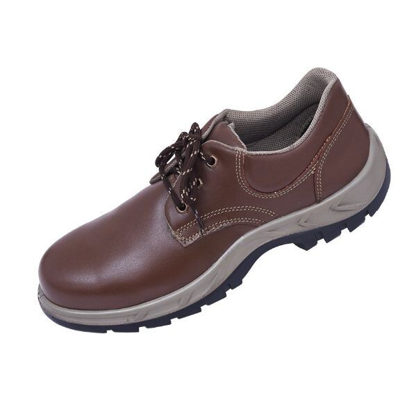 Leather Safety Shoes Brown in Agra at ₹ 800 ₹ 950 Pr by