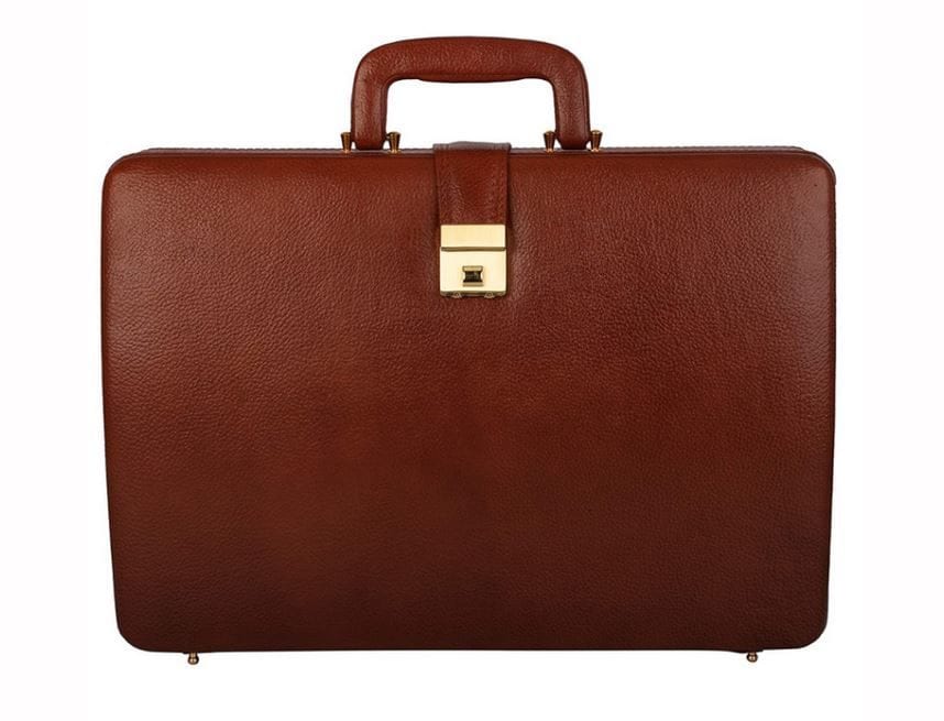 Leather Villa LV Designer PU Leather Briefcase Bag for Men