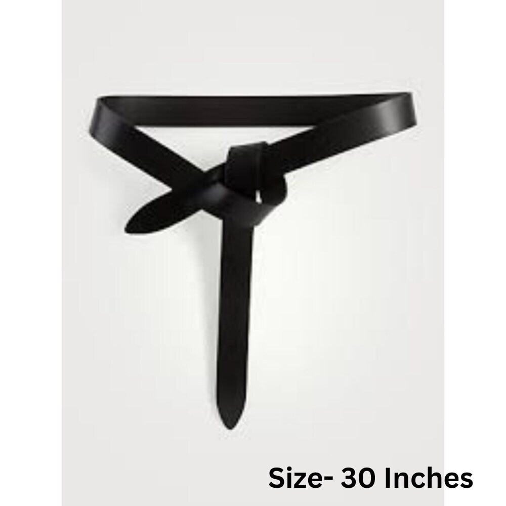 Leather Women Waist Belt (Black,30 Inches) in Mumbai at ₹ 500