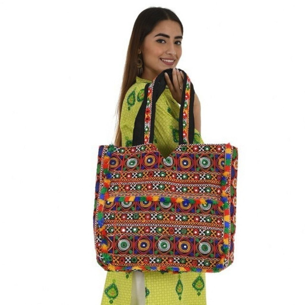 Leerooy Fully Embroided Work Multicoloured Rajasthani Traditional