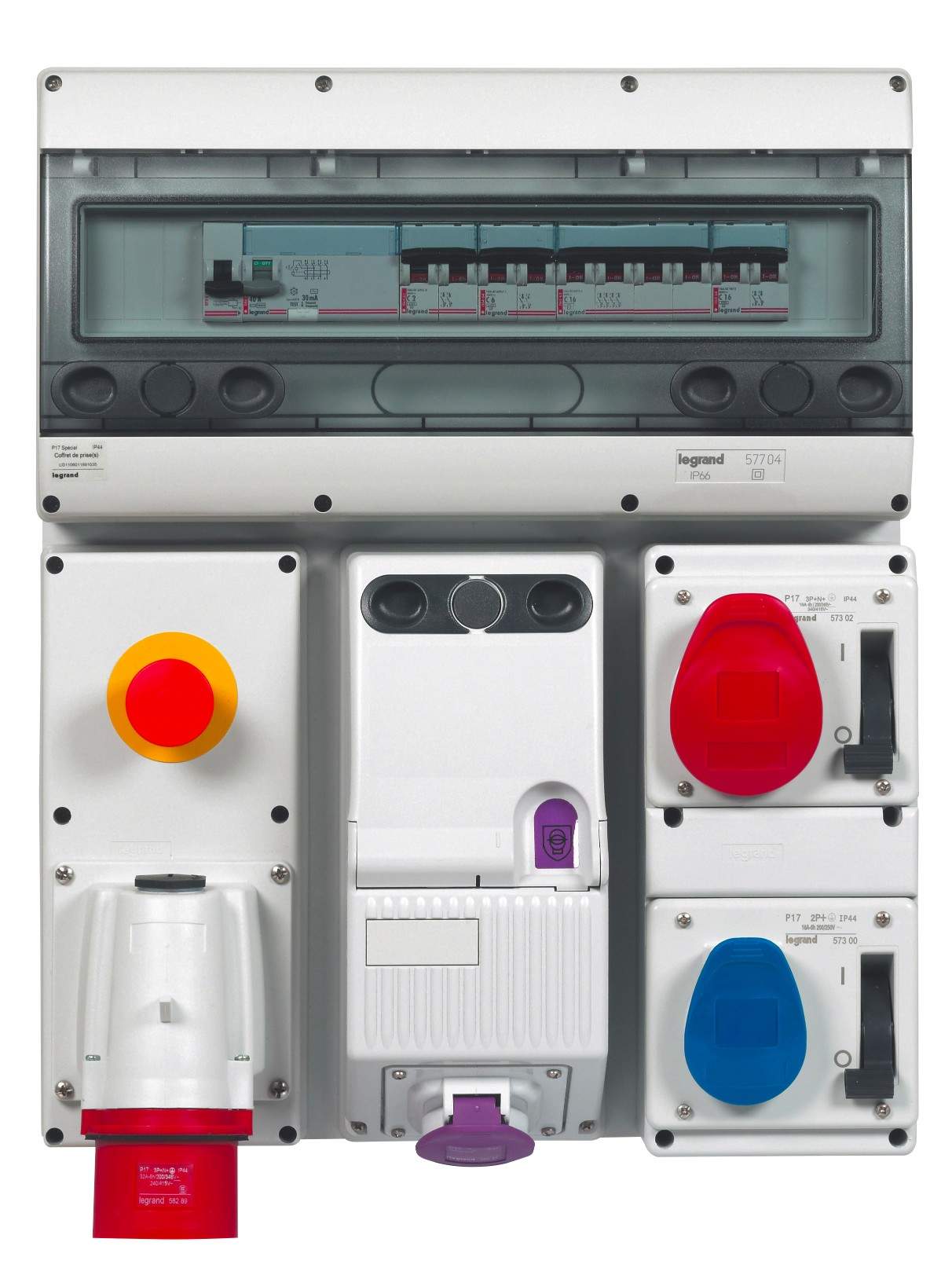 Legrand 0573 02 Lv 16 A Bases With Mechanical Super Compact