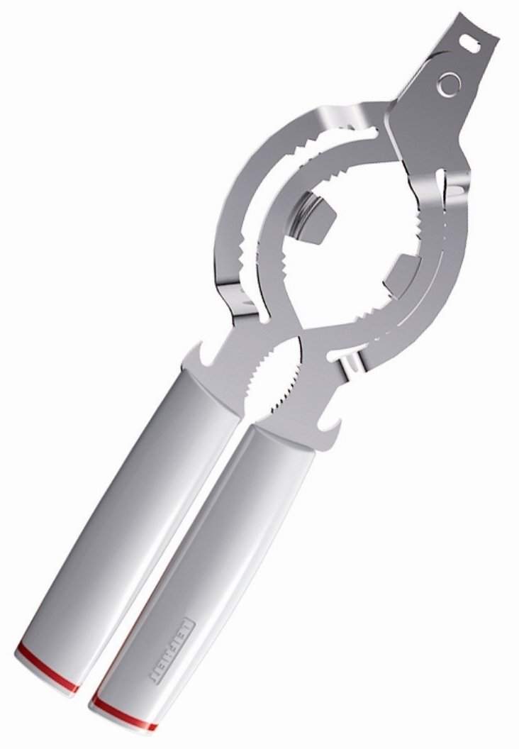 White//Red//Silver Leifheit Comfortline Lid Opener