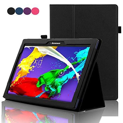 Buy Lenovo Tab 2 A10 Case Acdream Tm Stand Leather Cover Case For Lenovo Tab 2 A10 70 10 Inch 16 Gb Tablet 2015 Case With Auto Wake Sleep Function Black Features Price