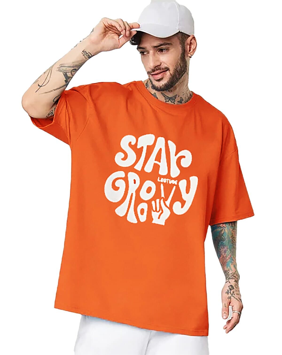 Build Your Brand Men's Acid Washed T-Shirt – Lässiges Rundhals-Shirt Aus Baumwolle, Regular Fit