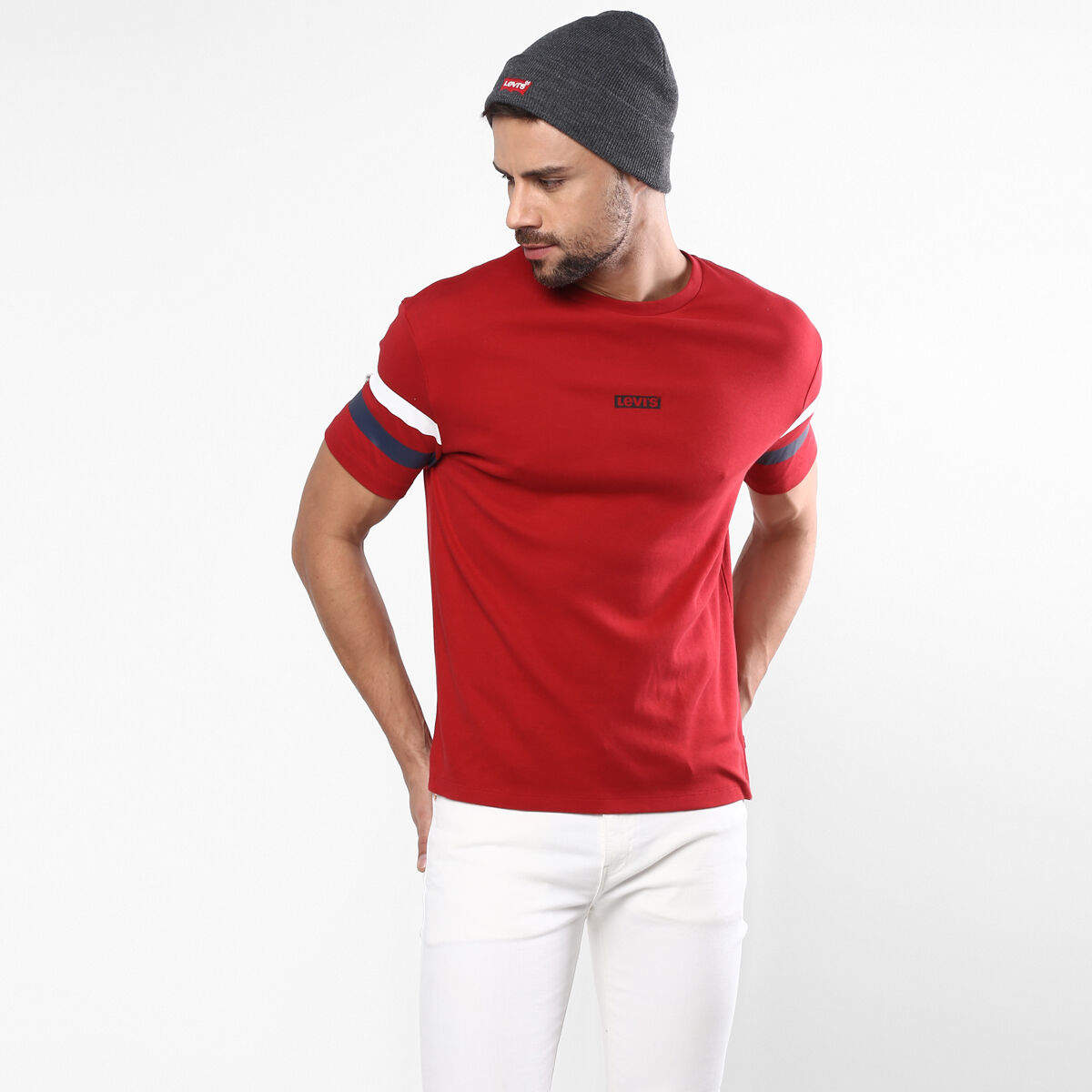 Adidas GN5625 Men's Originals Rib Detail Tee (White) in Ahmedabad at ₹  2,849 - ₹ 2,999 by Half Ticket - Justdial