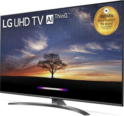 テレビ本体 LG 139 cm (55 Inch) Ultra HD (4K) LED Smart TV (55Um7600Pta) in
