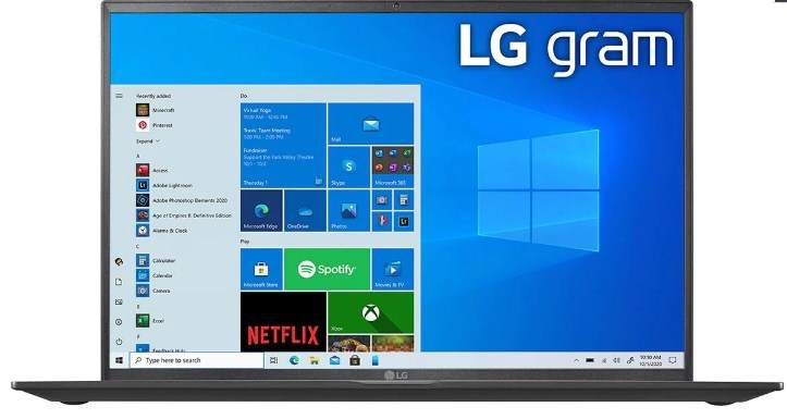 LG Gram cm) 16:10 IPS Display and Intel Evo Platform Thin