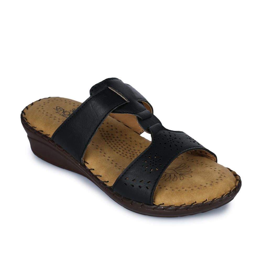 Liberty-Gladula Senorita Women's Comfort Slippers (Black) in - Main Image