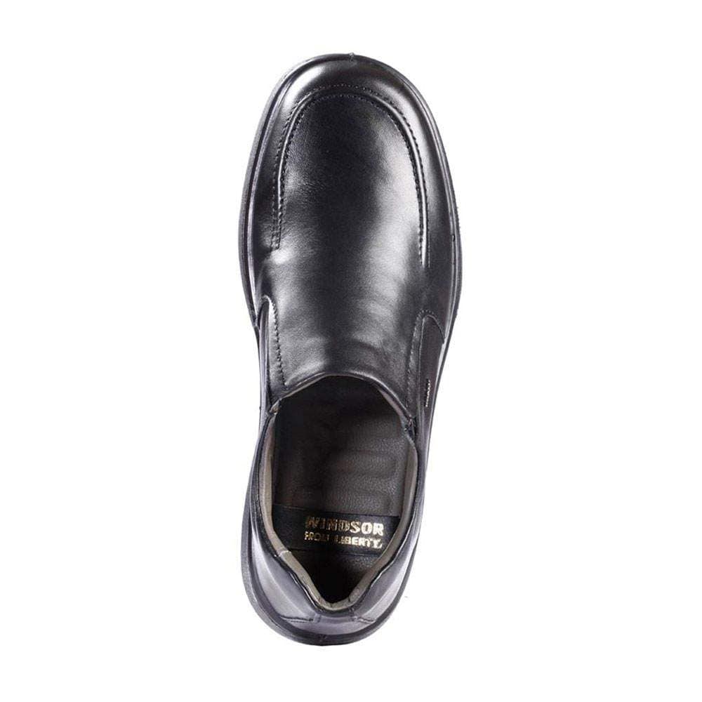 Liberty Windsor Non Lacing Men's Formal Shoes (Black, 2046-08