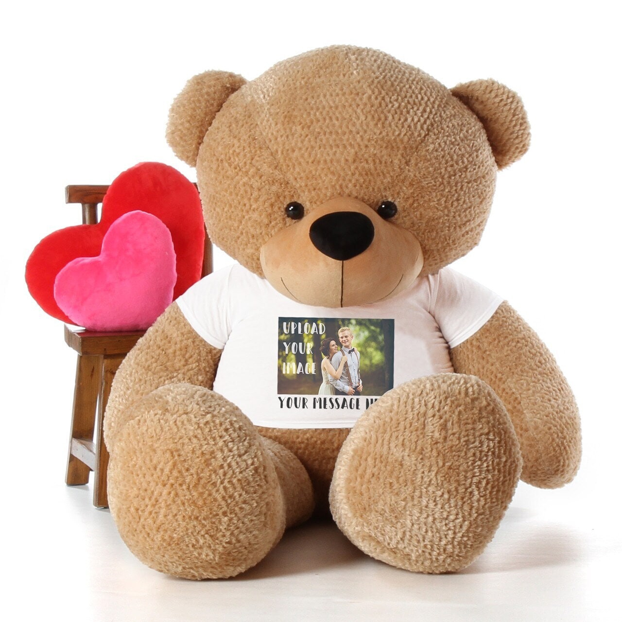 Life Size Giant Teddy Bear Figure Toy Upload Personalized Photo