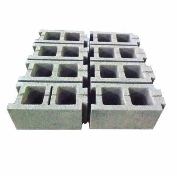 Light Weight Durable Solid Hollow Interlocking Concrete Block
