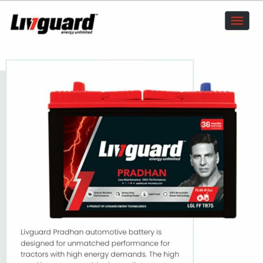 Livguard 75 Ah Automotive Battery Automotive Batteries in Delhi at