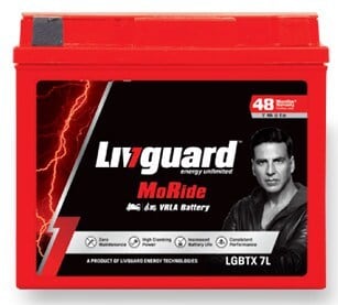 Livguard LGBTX 7L TWO WHEELER BATTERY in Patna at ₹ 2,299