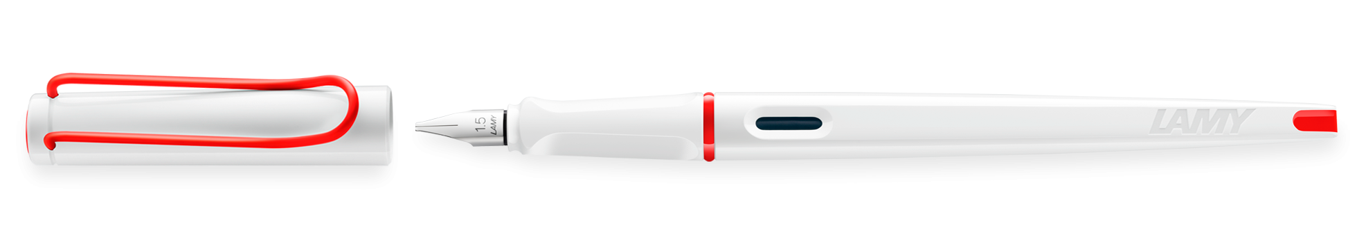 Lamy Joy Fountain Pen (White, Red) in Mumbai at ₹ 2,522