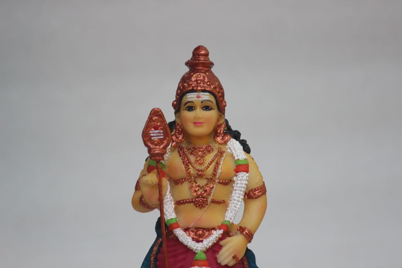 Lord Murugan Statue for Home in Polymarble 21 cm Height