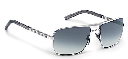 LOUIS Buy LOUIS VUITTON Attitude Square Men Sunglasses Silver [Z0260U