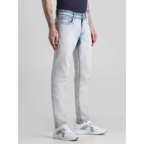 Low Rise Bootcut Jeans For Men (Light Blue) in Delhi at ₹ 430 - Main Image