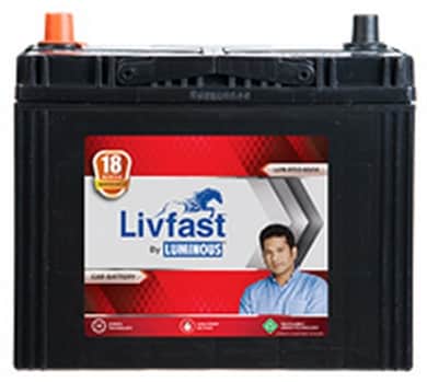 Buy Luminous Four Wheeler Battery Livfast Lfm 38bl Hh Features Price Reviews Online In India Justdial