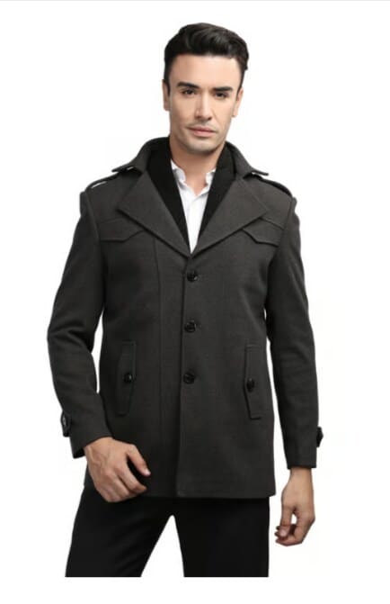 Men Coat Seth Sons Knitwears Lure Urban Men Coat Deep Brown Color