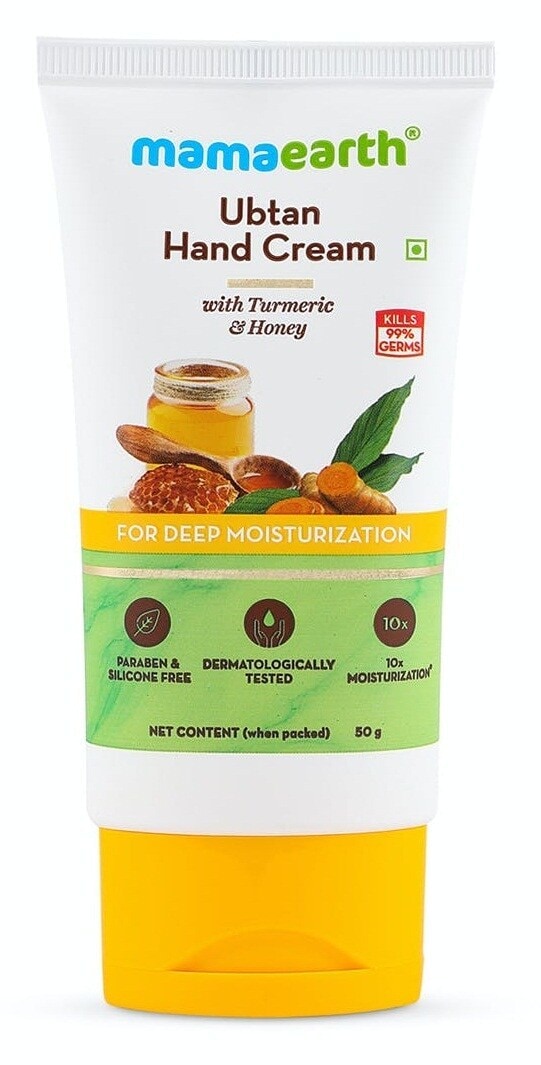 Mamaearth Ubtan Hand Cream - 50 Gm in Hyderabad at ₹ 321 - ₹ 331 by Diaper Worlds