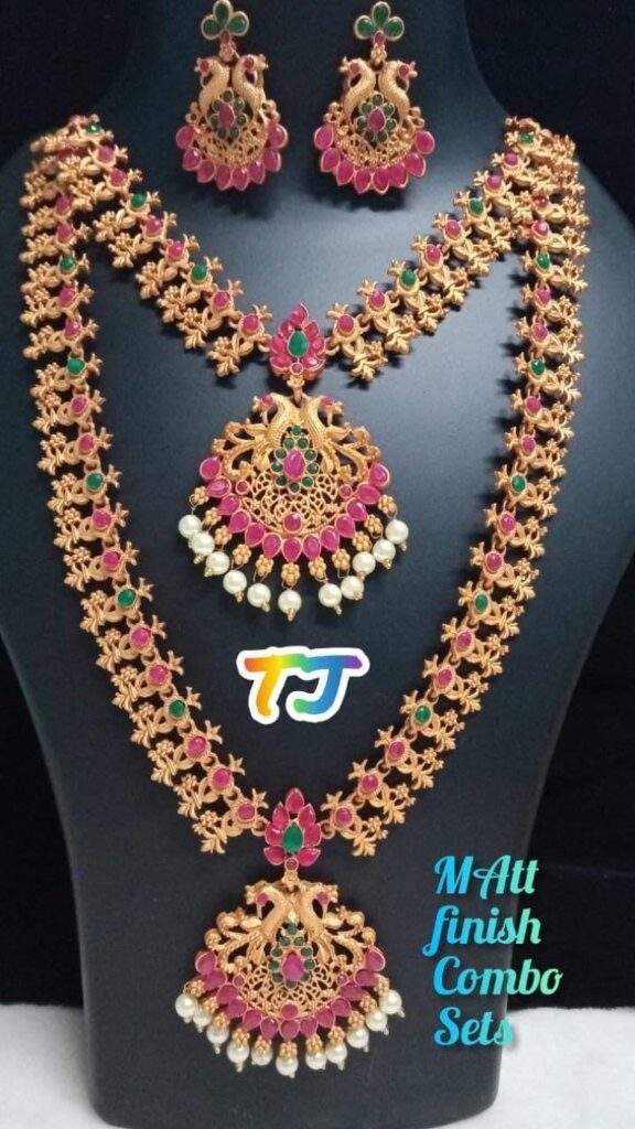 Matt combo nacklace in Valsad at ₹ 550 Pc by Tal Immitation