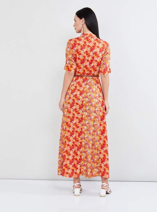 MAX Floral Print MAXi Dress for Womens (Multicolor, 1000008492734