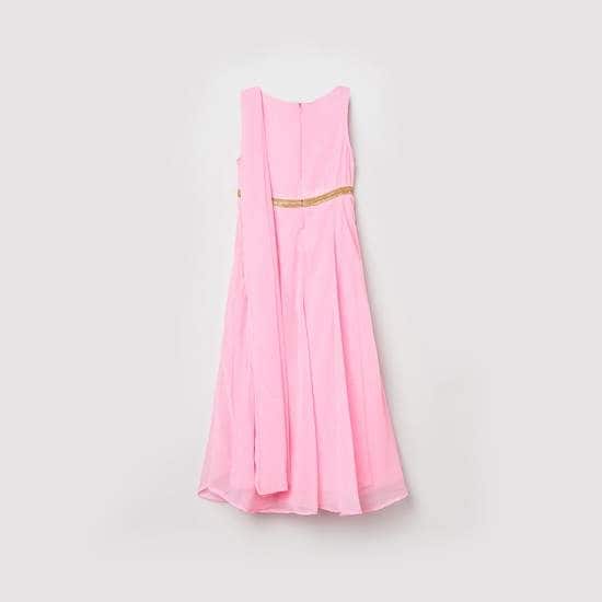MAX Embellished A-Line MAXi Dress with Attached Dupatta (Pink,  1000008989231) in Ernakulam at  630 -  649 by Max Fashion - Justdial