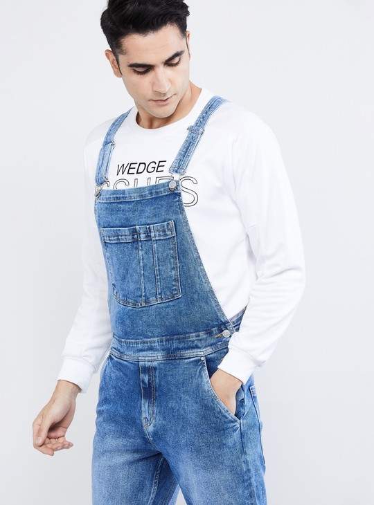 Max Stonewashed Dungaree (Blue 