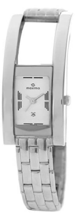 maxima white watch